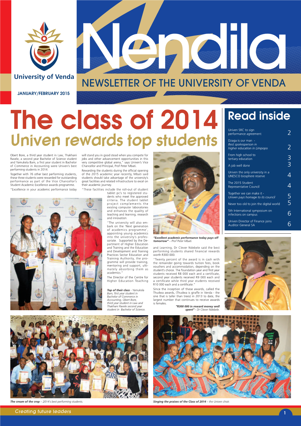 Univen Rewards Top Students Higher Education in Limpopo 2