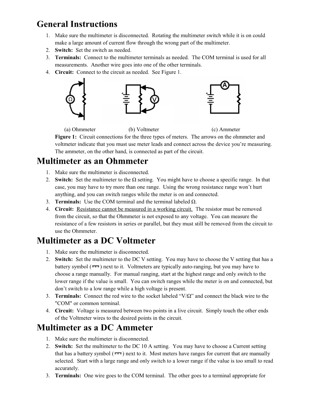 General Instructions s1