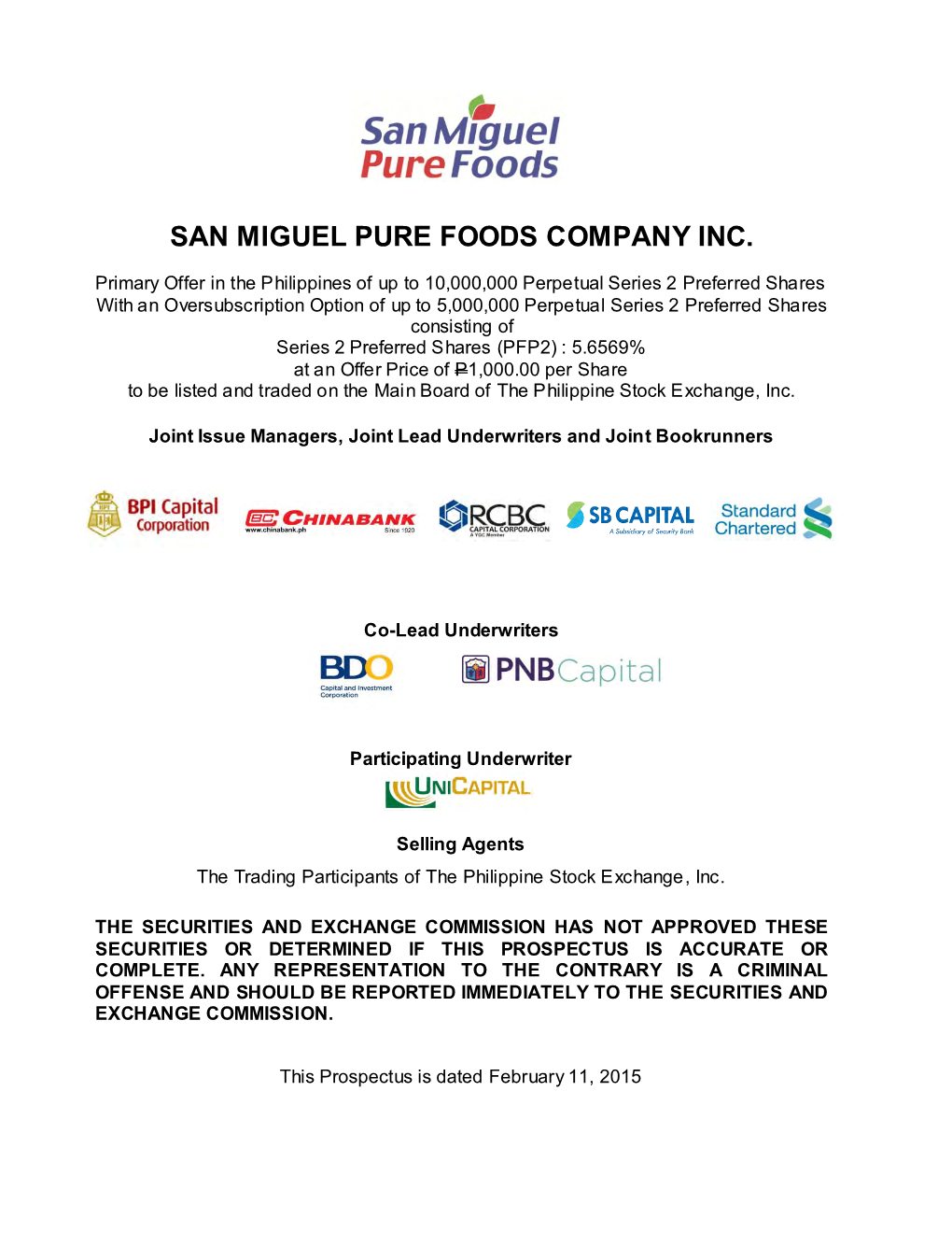 San Miguel Pure Foods Company Inc