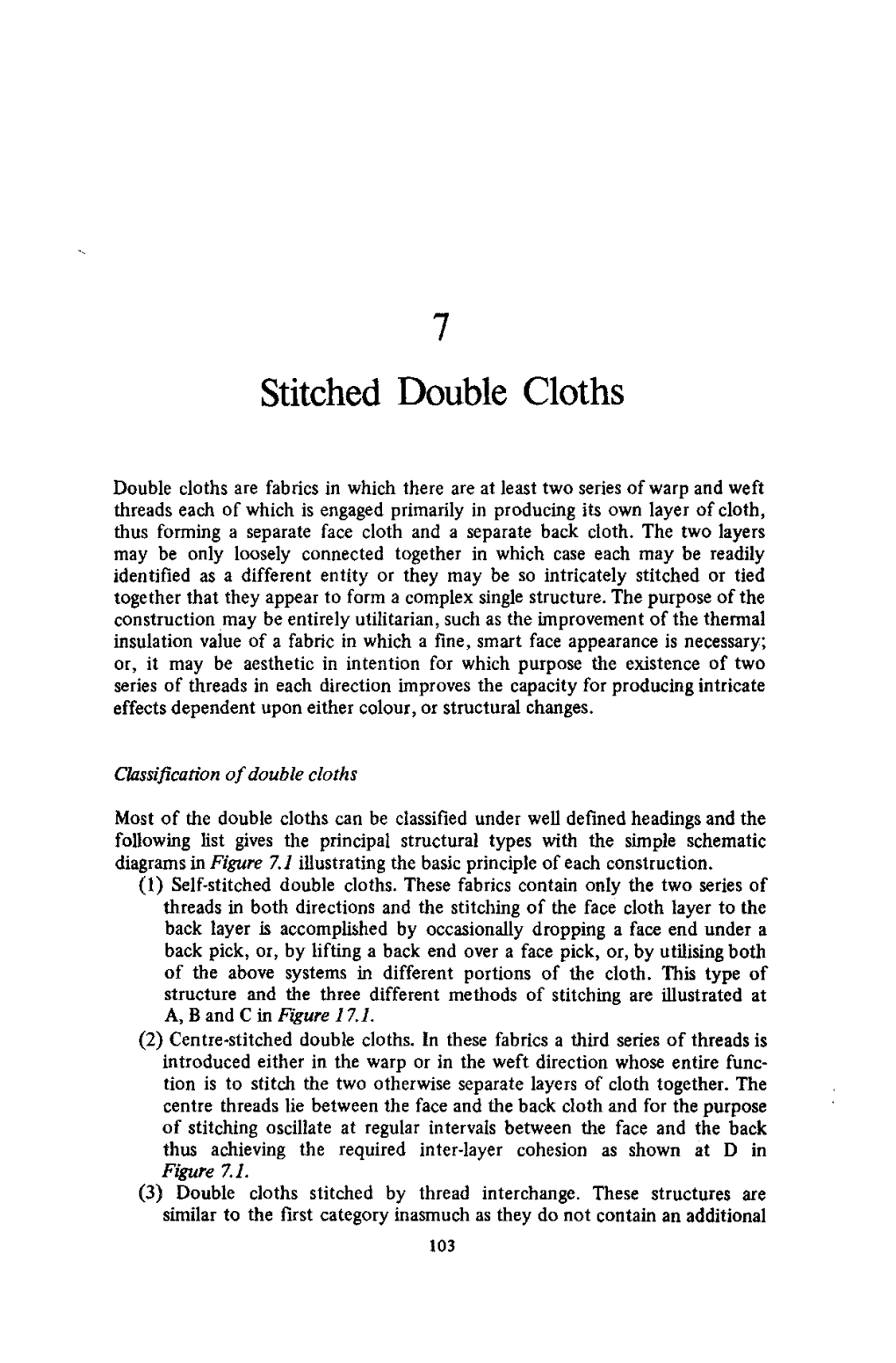 7 Stitched Double Cloths