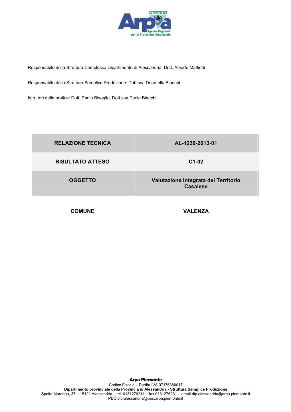 Relazione Tecnica Al-1239-2013-01