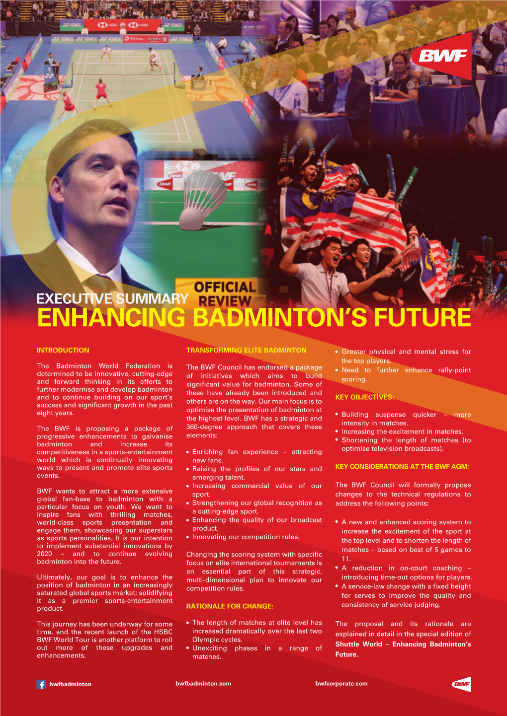 Enhancing Badminton's Future Executive Summary