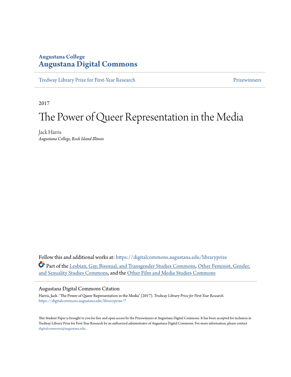 The Power of Queer Representation in the Media