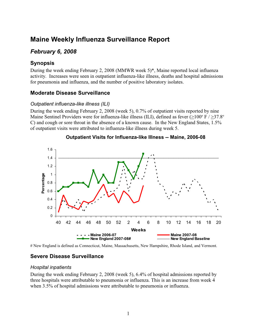 Maine Weekly Influenza Surveillance Report s1