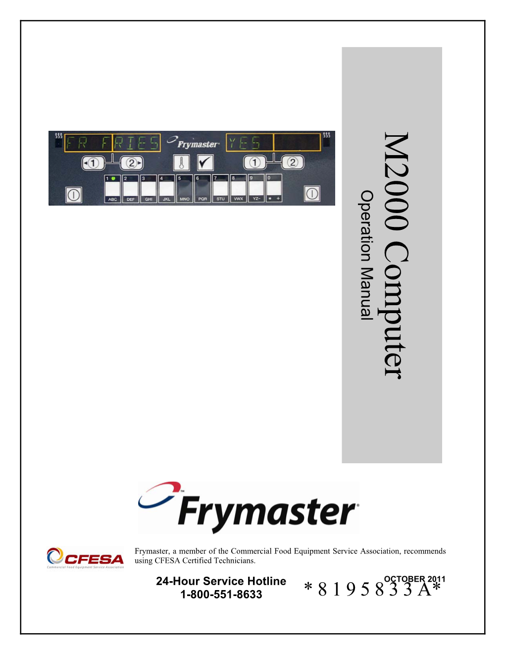 M2000 Computer Operation Manual