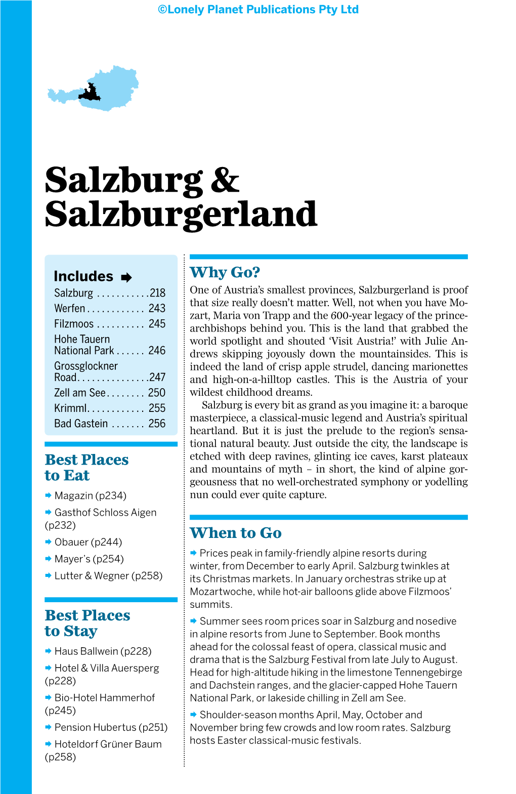 Salzburg & Salzburgerland