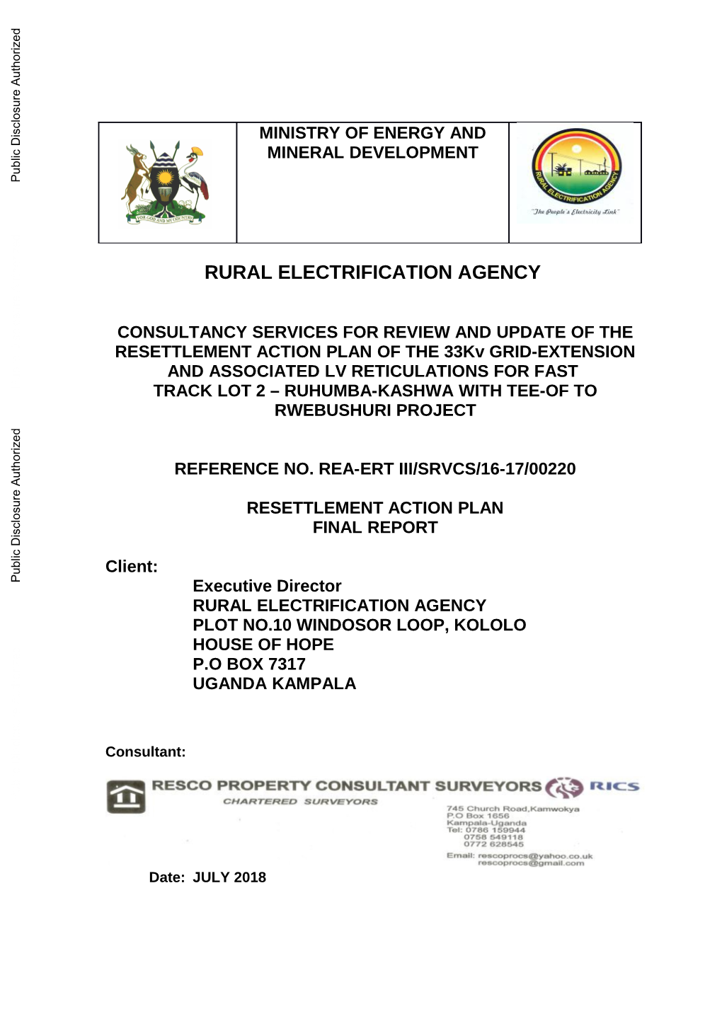 Rural Electrification Agency