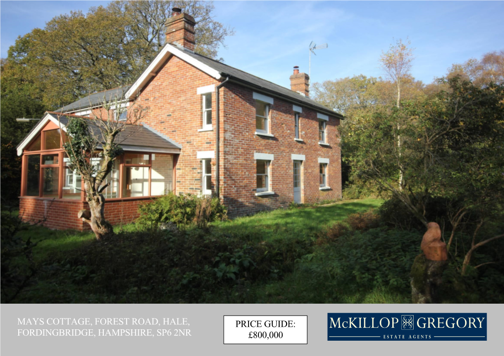 Mays Cottage, Forest Road, Hale, Fordingbridge