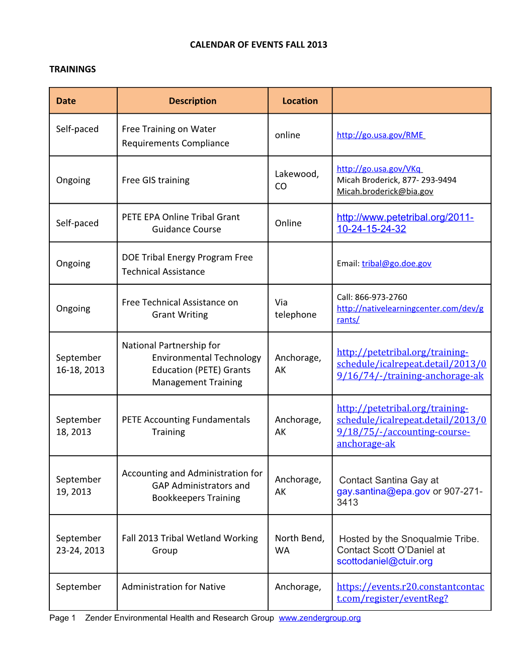 PETE EPA Online Tribal Grant Guidance Course