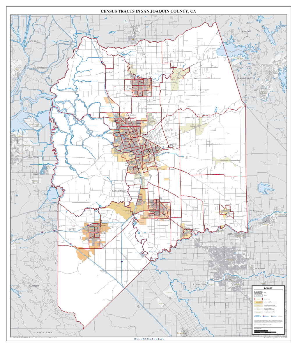 Census Tracts in San Joaquin County, Ca