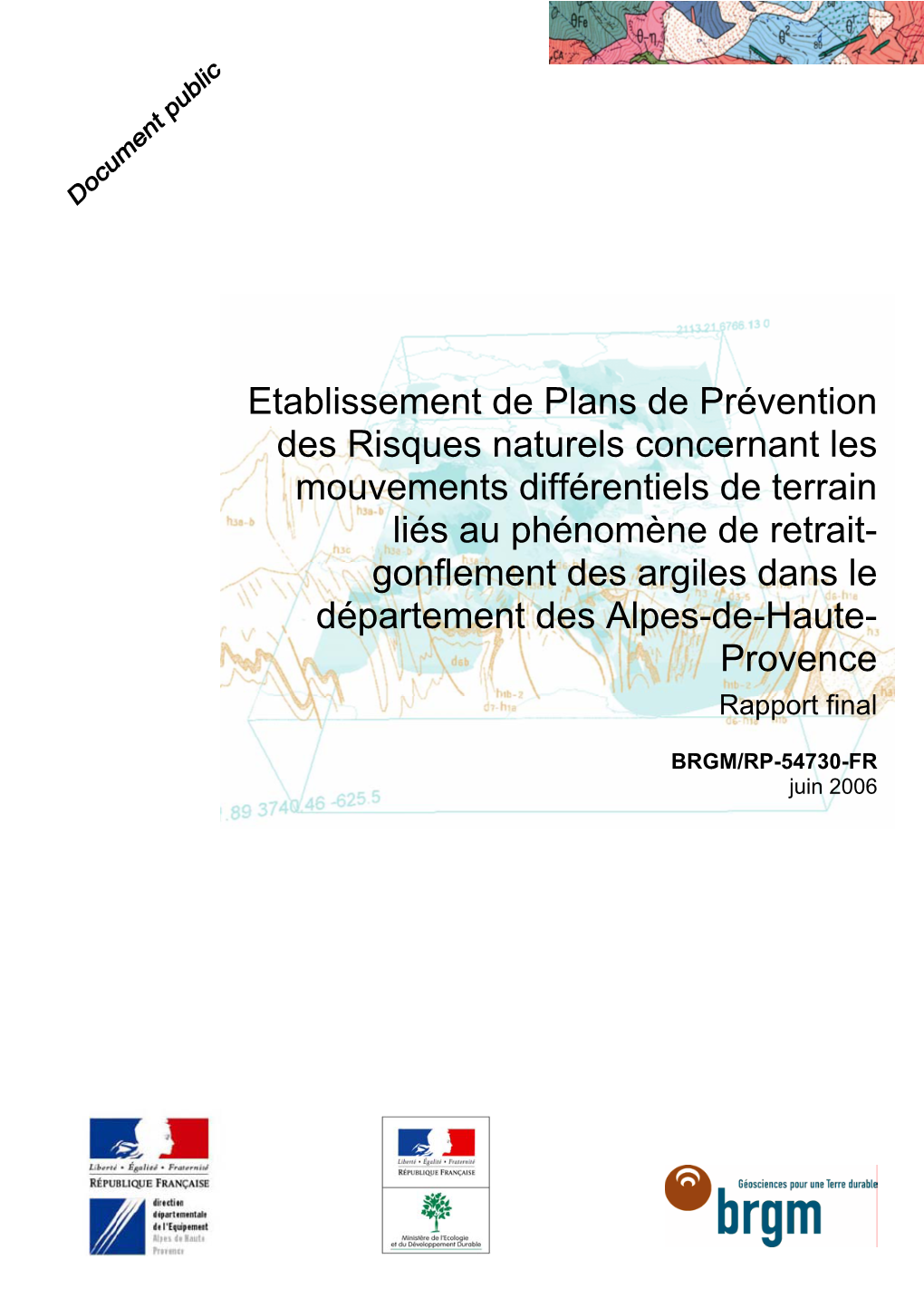 Alpes-De-Haute-Provence Rapport Final