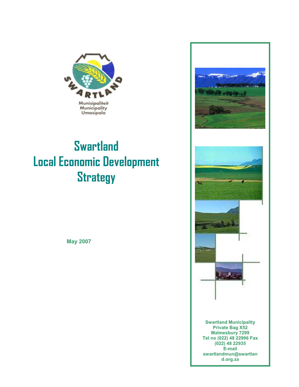 Swartland Local Economic Development Strategy