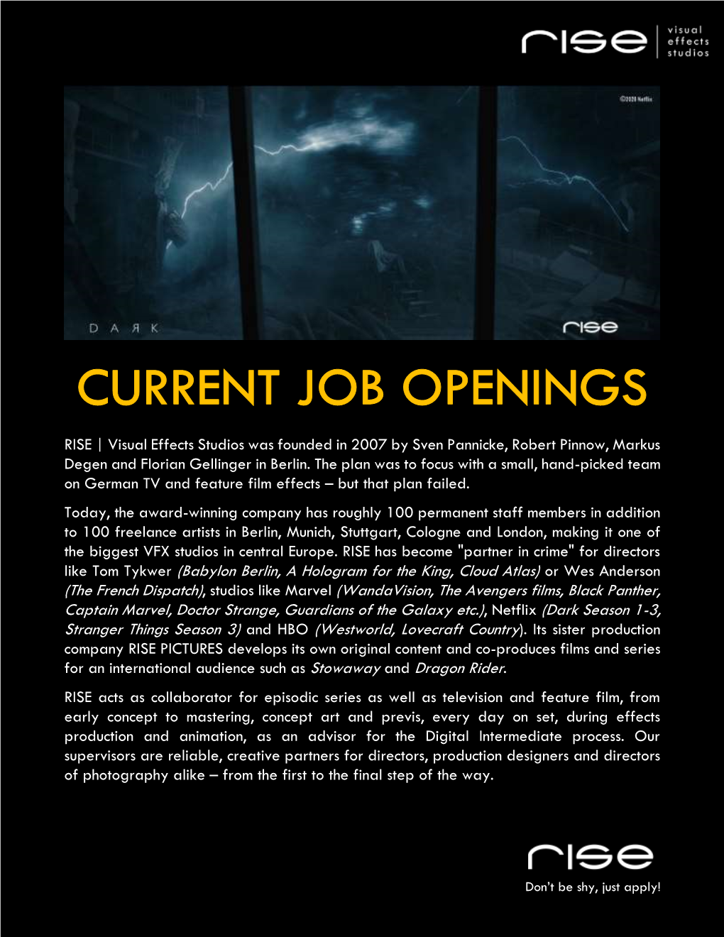 Current Job Openings