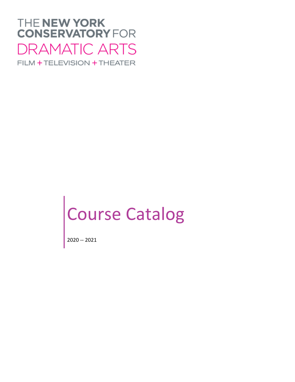 Course Catalog