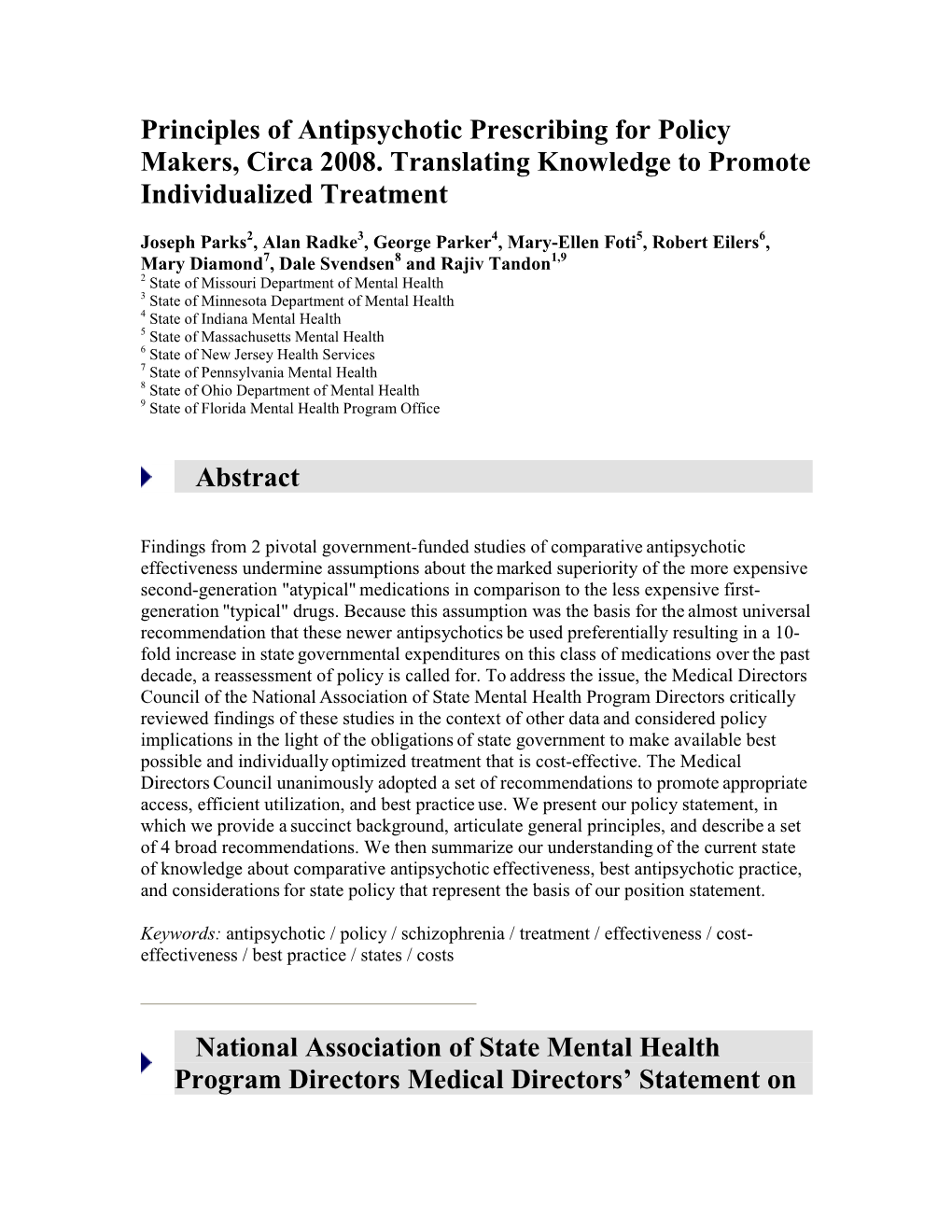 NASMHPD Principles of Antipsychotics Final.Pdf
