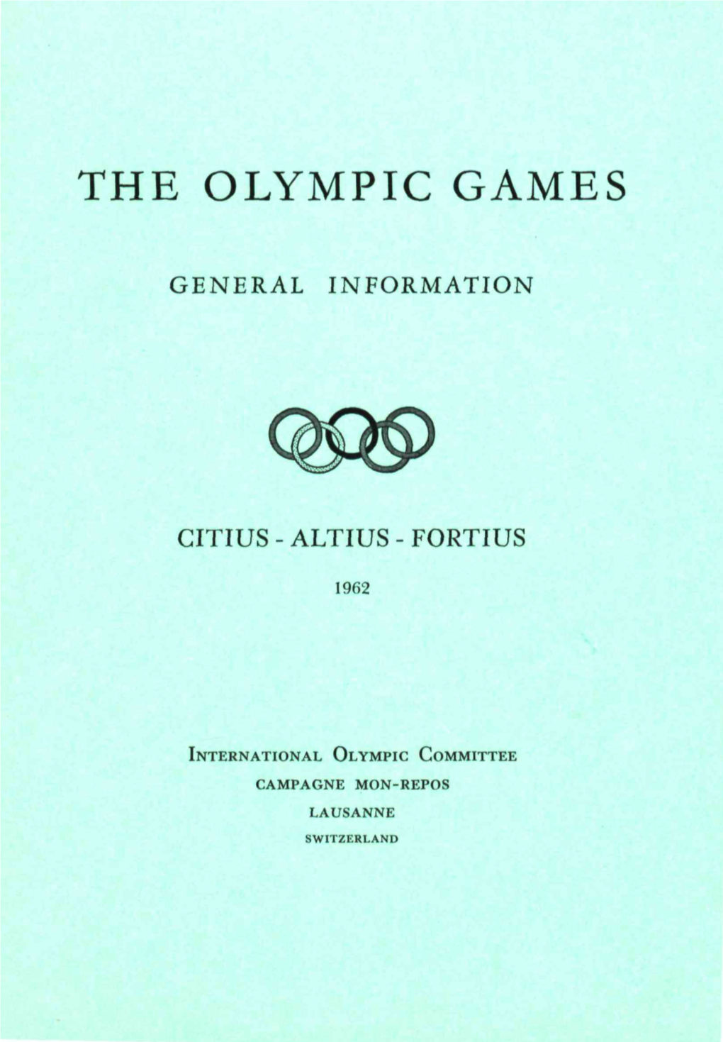 The Olympic Games