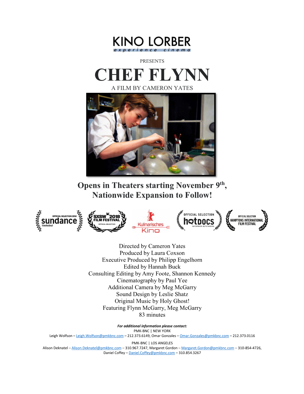 Chef Flynn a Film by Cameron Yates
