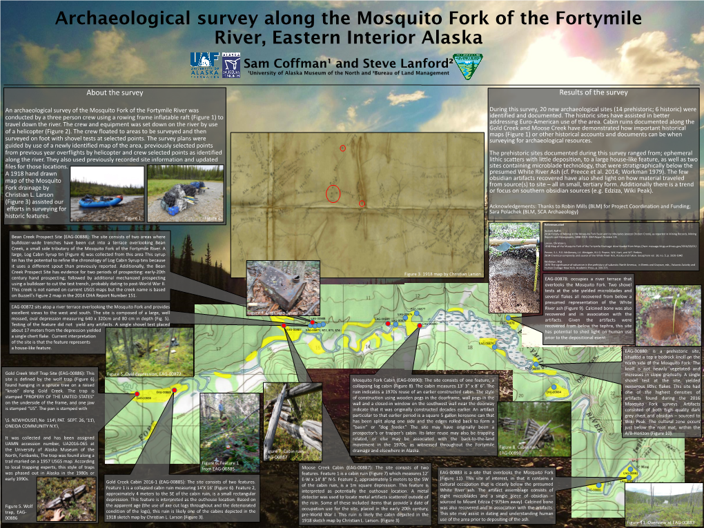 Archaeological Survey Along the Mosquito Fork of the Fortymile River, Central Alaska