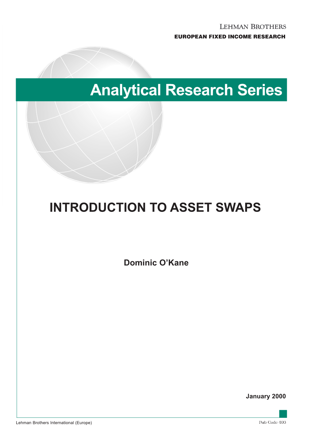 Analytical Research Series