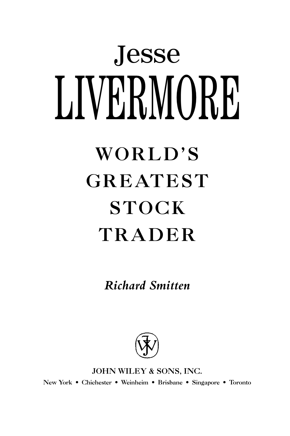 World's Greatest Stock Trader