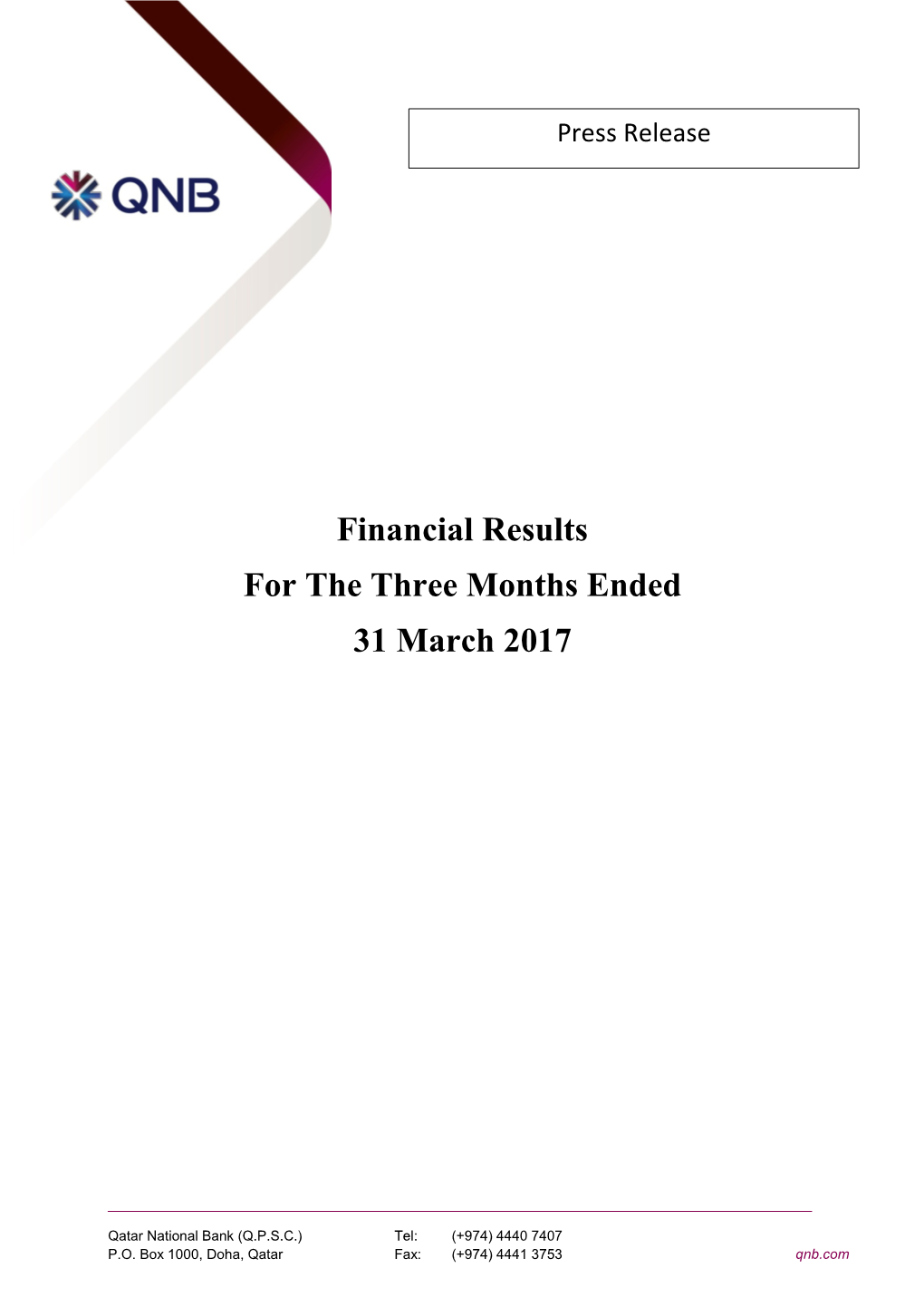 QNB Group's Key Financial Highlights