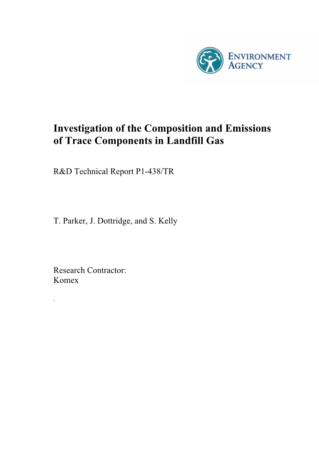 P1-438-TR Composition of Trace Components In