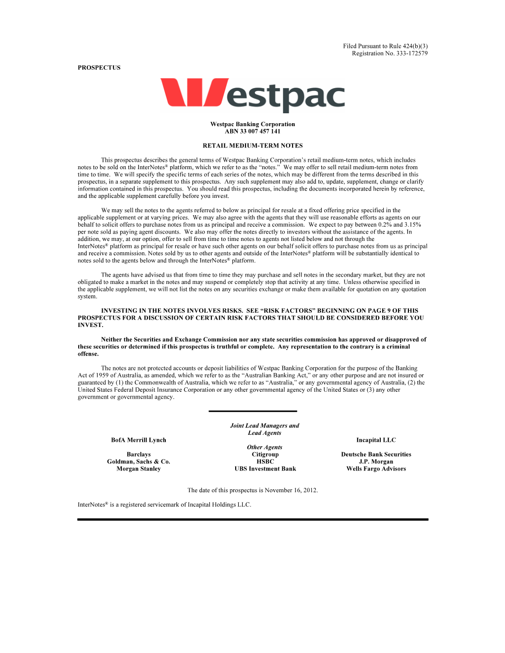 Westpac Banking Corporation