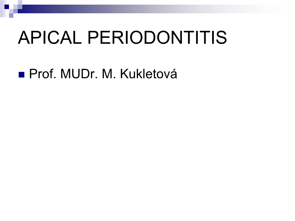 Periodontitis