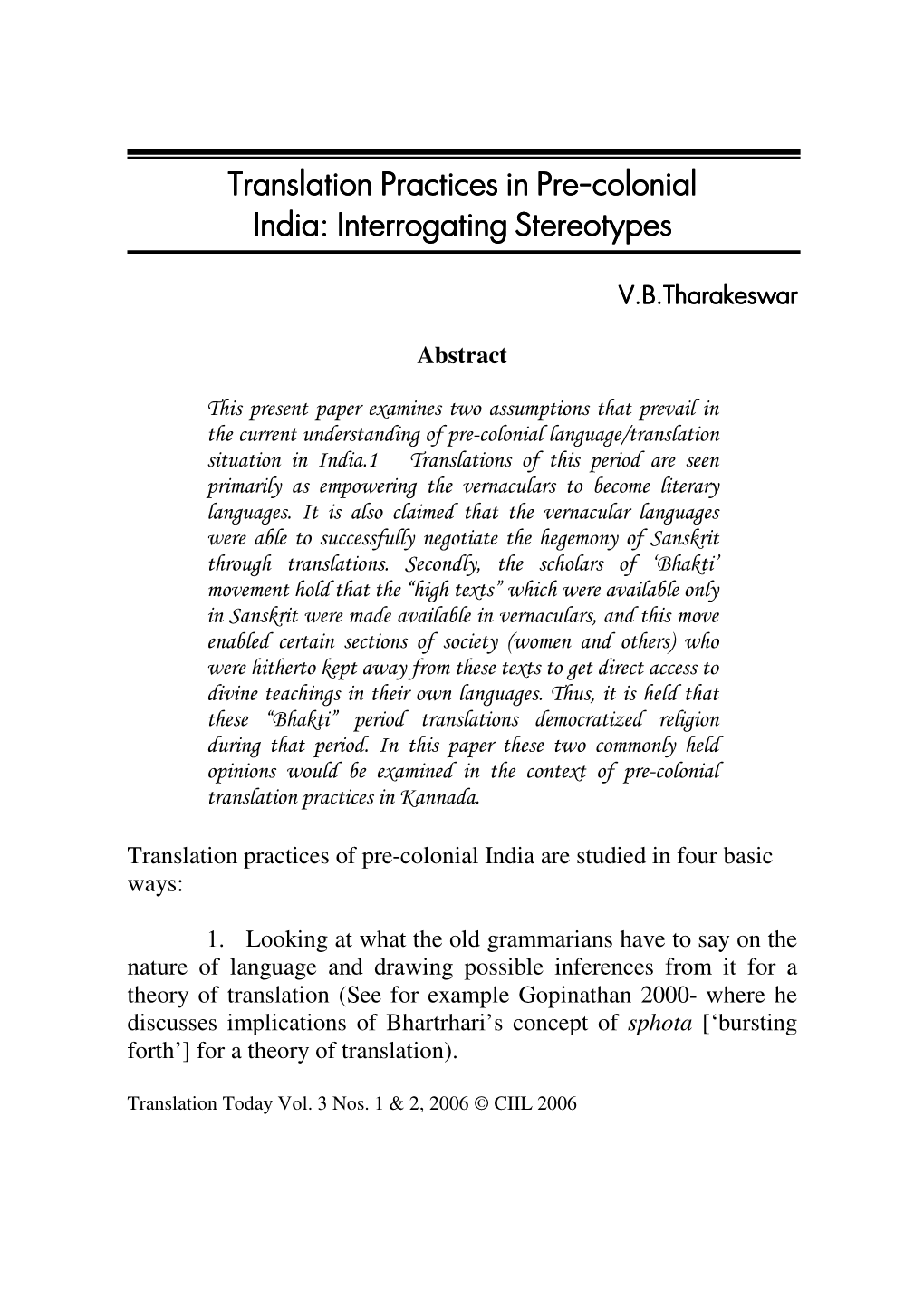 Interrogating India