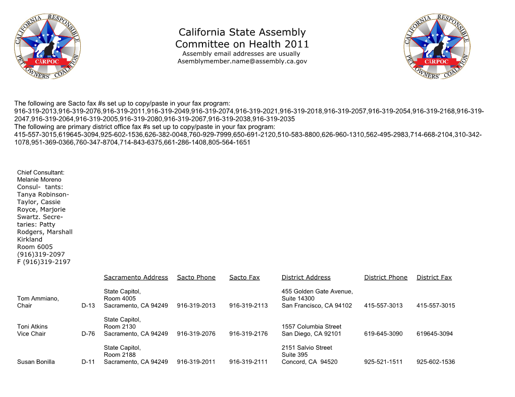 California State Assembly