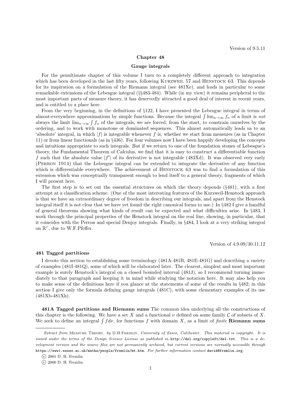 Version of 9.5.11 Chapter 48 Gauge Integrals for the Penultimate