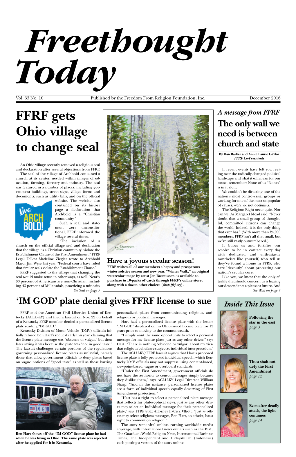 FFRF Gets Ohio Village to Change Seal