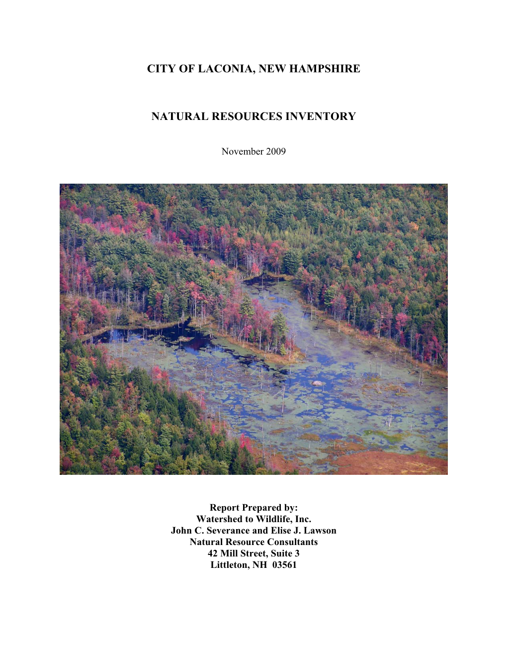 Laconia Natural Resource Inventory Wetlands, Hydric Soils and Aquifers with City Parcels September 2009 ´[