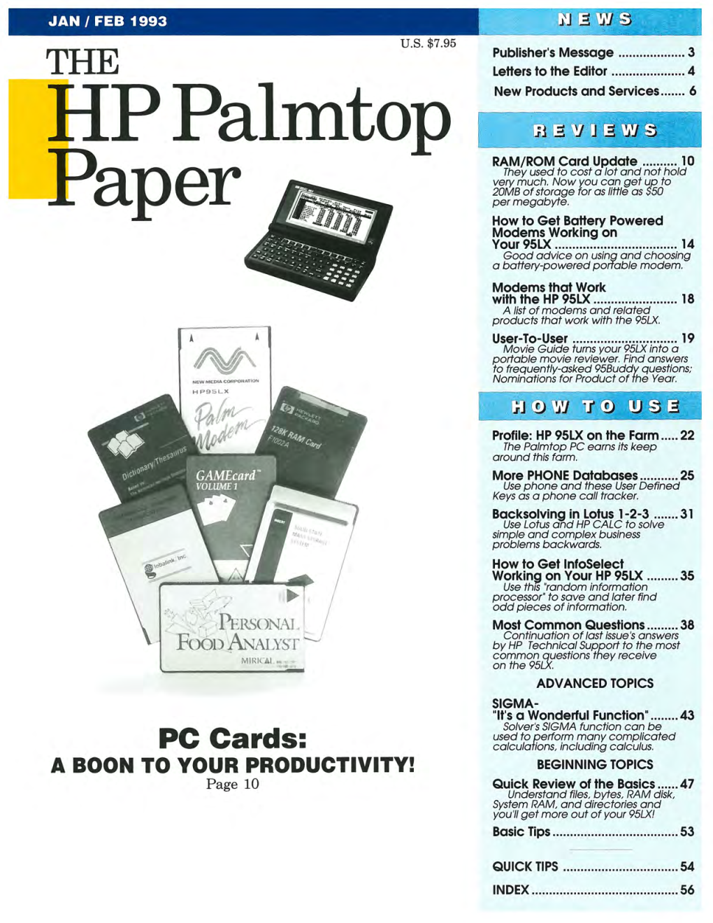 HP Palmtop Paper on DISK Software