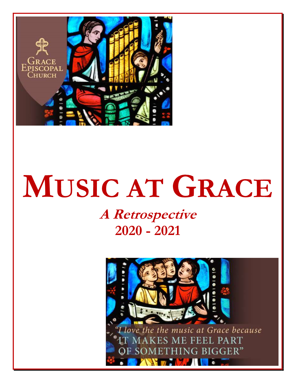 Music at Grace 2020-2021 Schedule