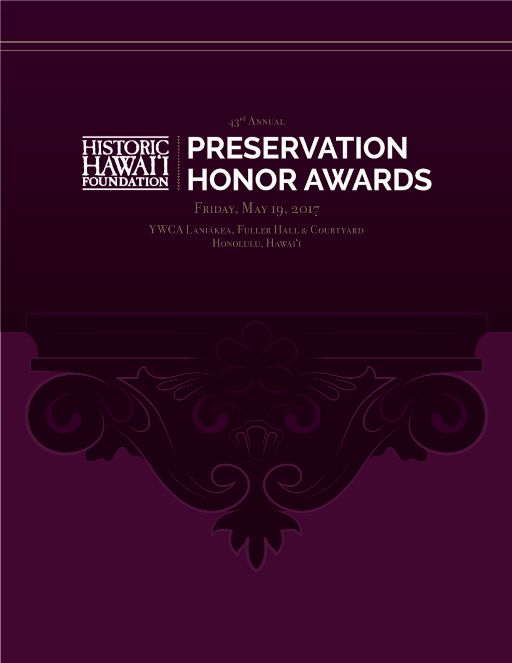 Hhf2017awardsprogram.Pdf