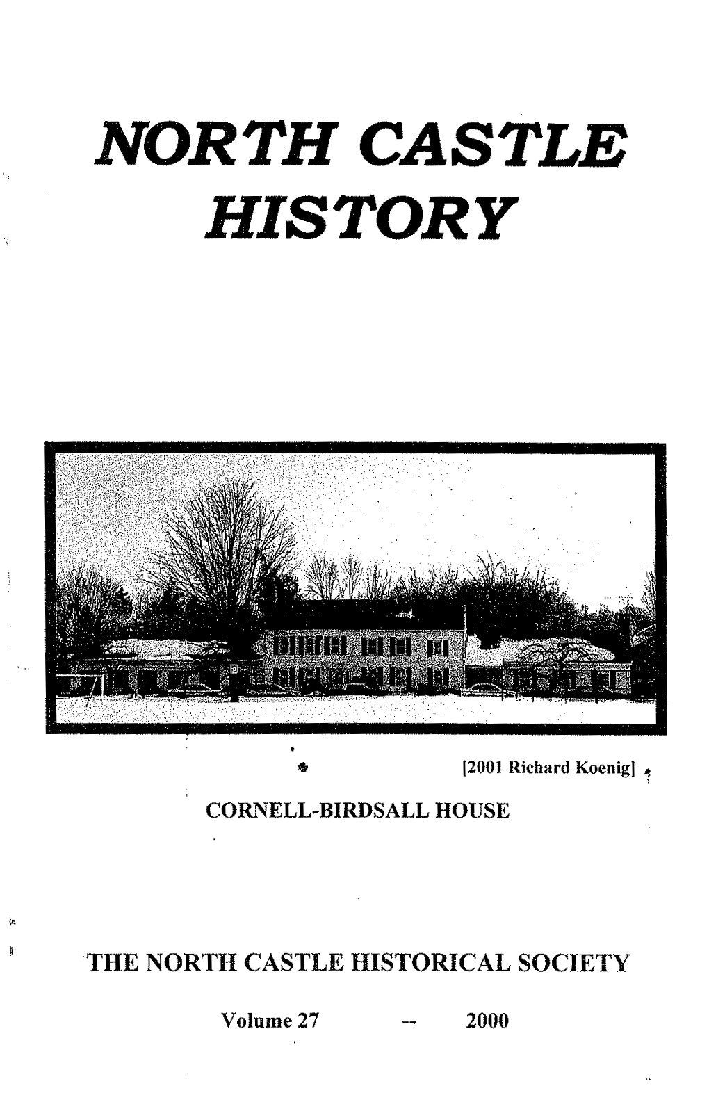 North Castle History Volume 27