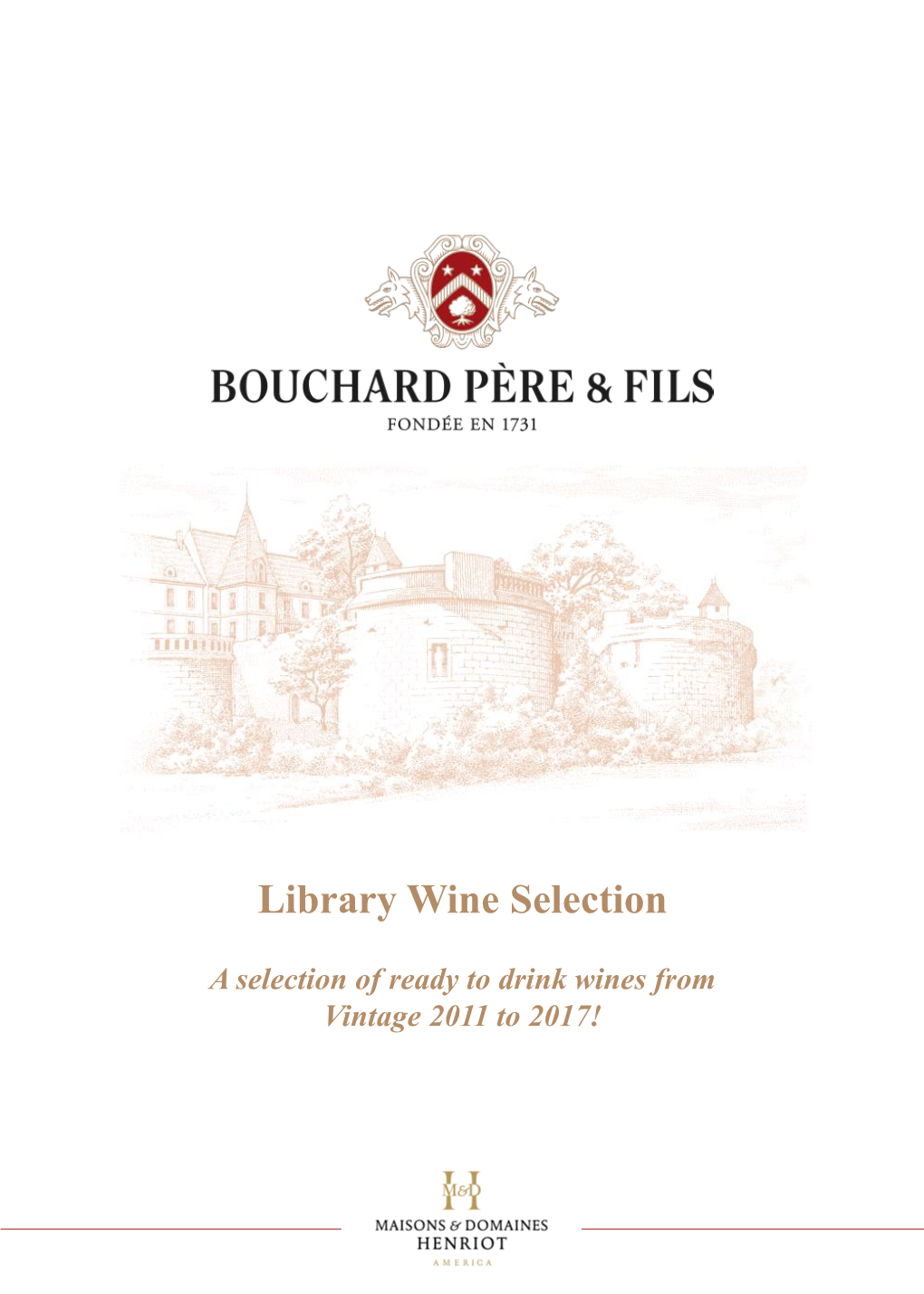 Library Wine Selection