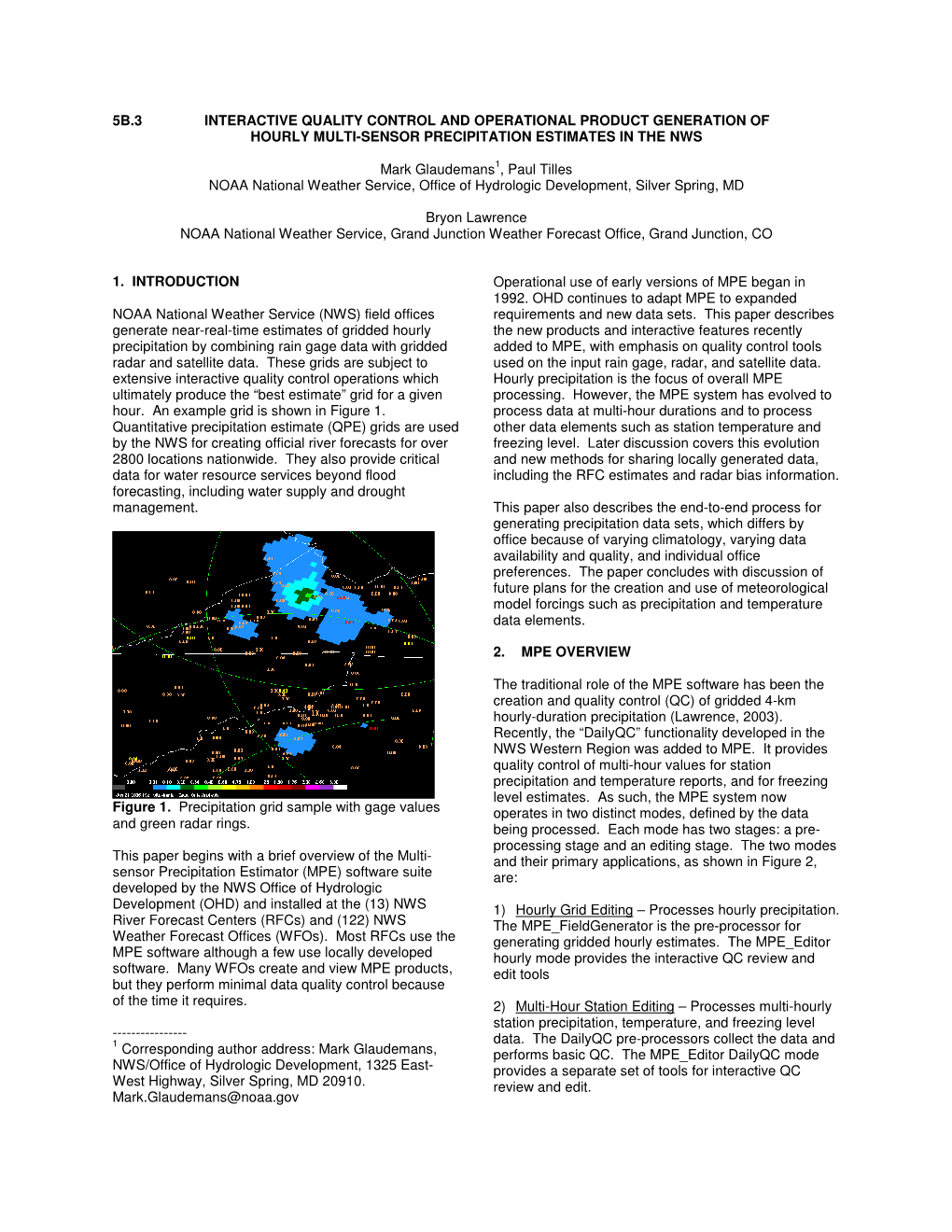 5B.3 Interactive Quality Control and Operational Product Generation of Hourly Multi-Sensor Precipitation Estimates in the Nws