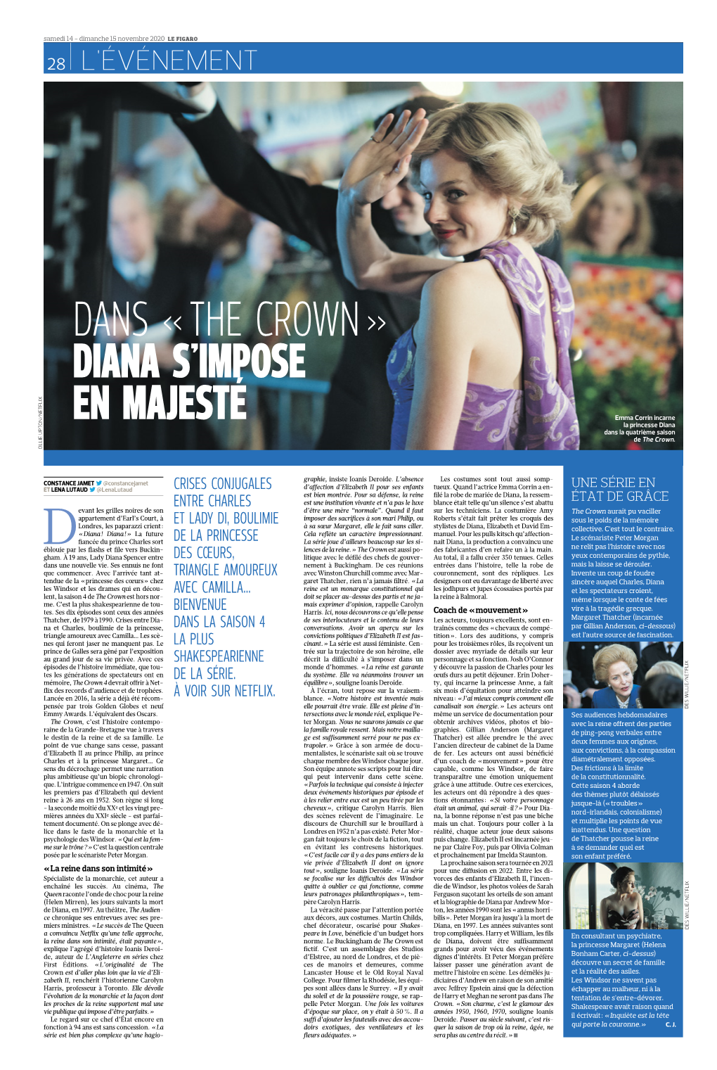 Dans « the Crown » Diana S’Impose