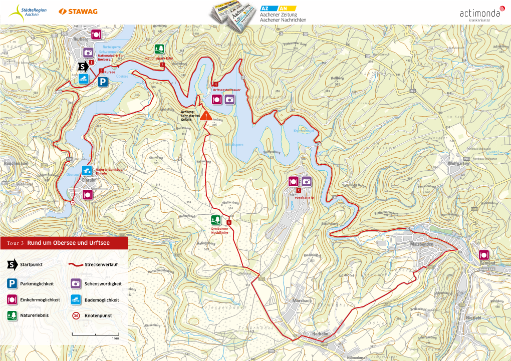 Tour 3 Rund Um Obersee Und Urftsee