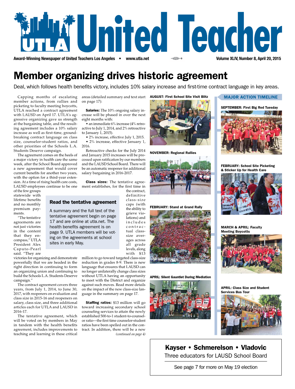 Member Organizing Drives Historic Agreement Deal, Which Follows Health Benefits Victory, Includes 10% Salary Increase and First-Time Contract Language in Key Areas