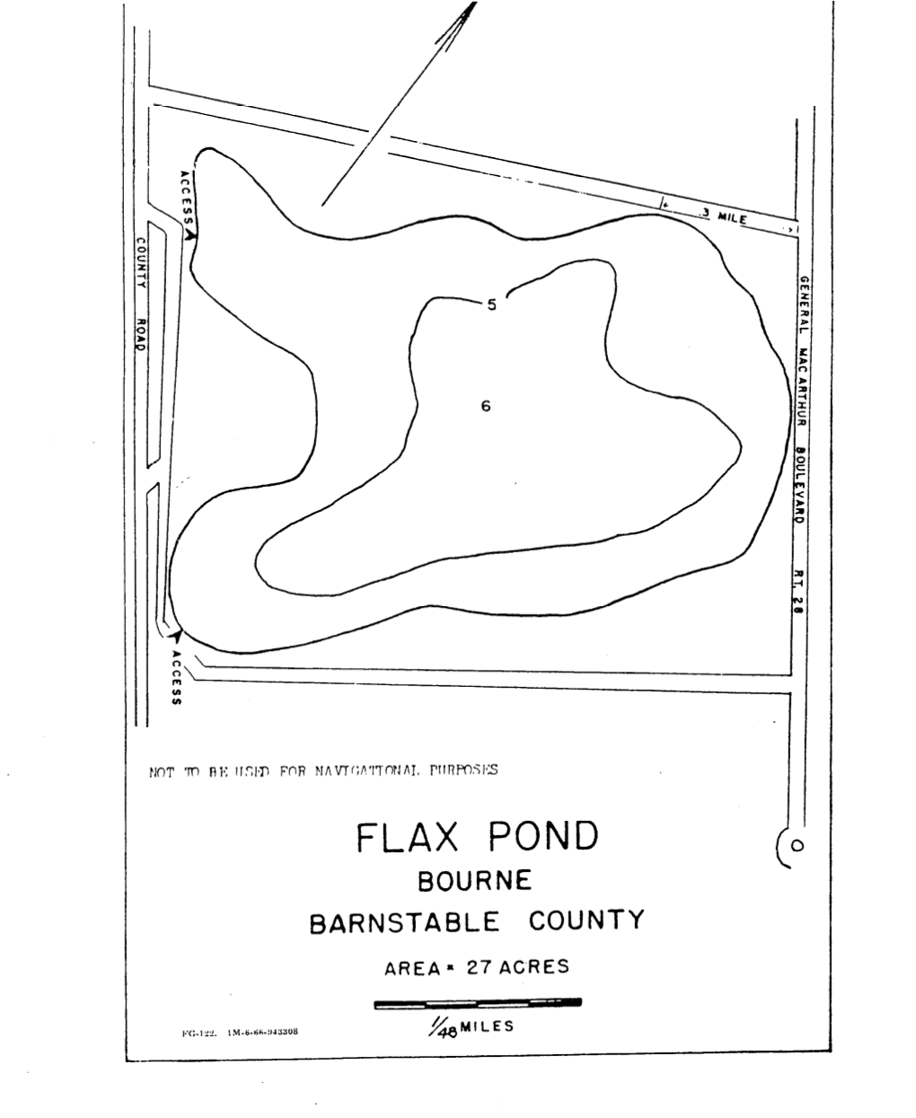 Largemouth Bass General Information: Flax Pond, Also Known As Picture Lake, Is Shallow, 27 Acre Unstratified Warmwater Pond