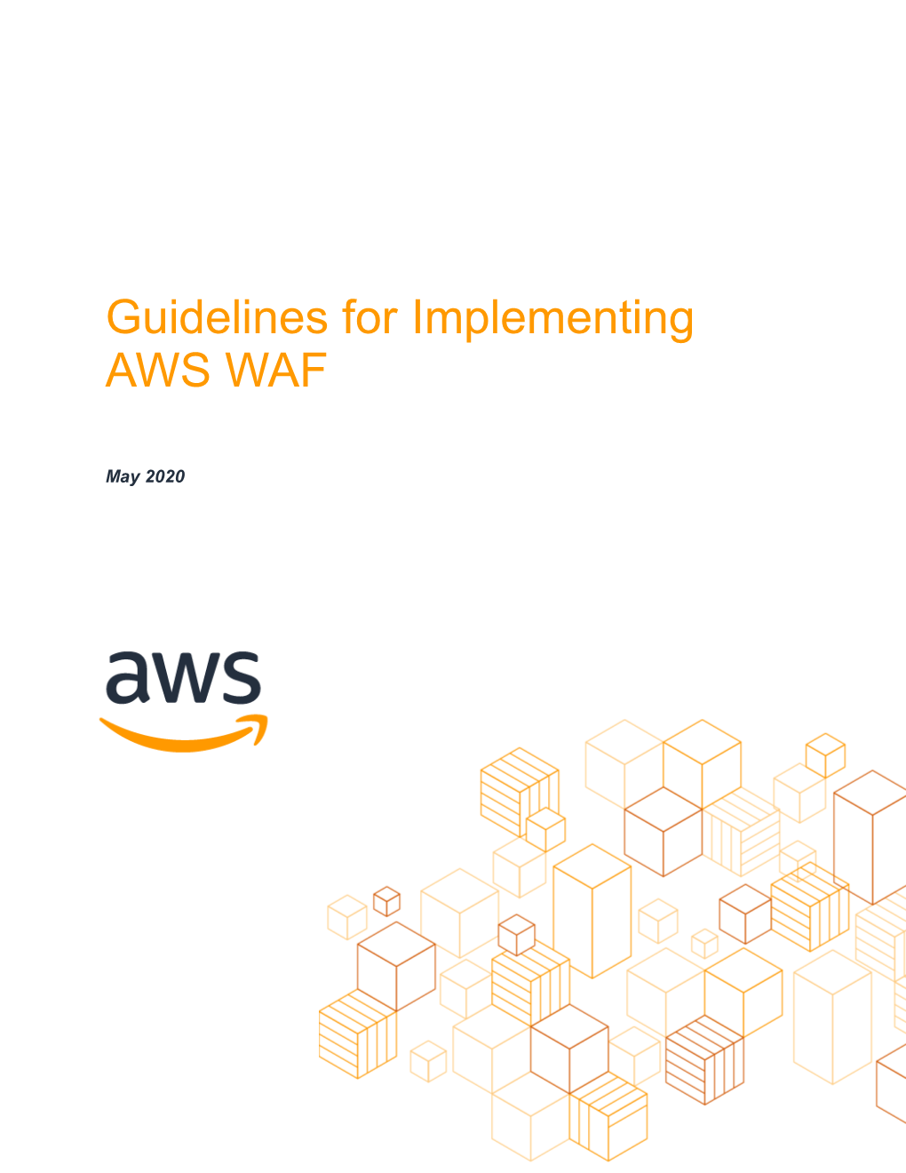 Guidelines for Implementing AWS WAF