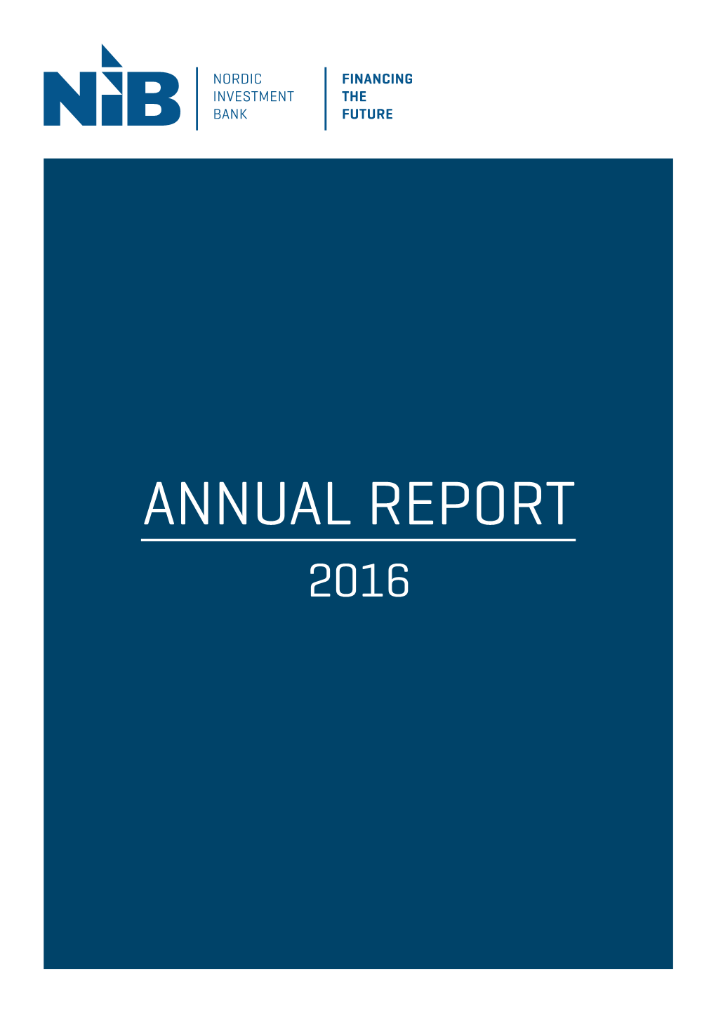 ANNUAL REPORT 2016 Annual Report 2016