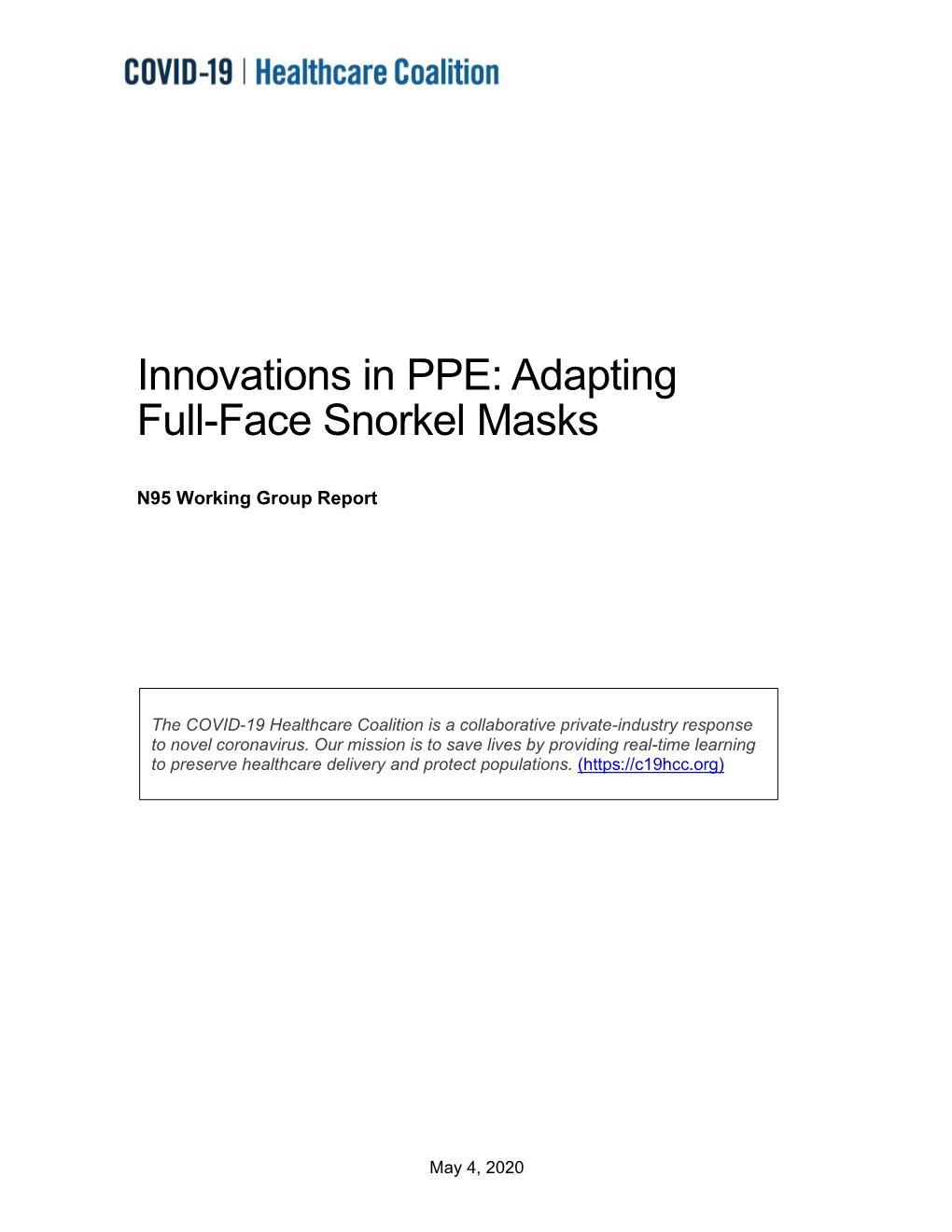 Innovations in PPE: Adapting Full-Face Snorkel Masks