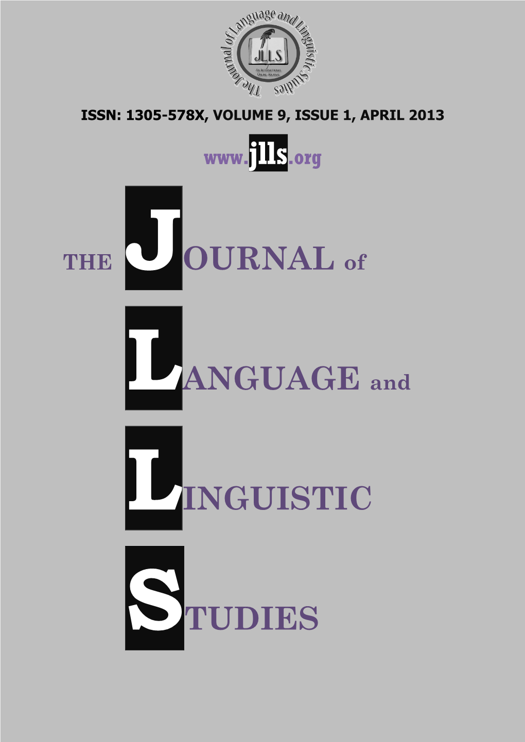 The Journal of Language and Linguistic Studies, Volume 9, Issue 1, April 2013