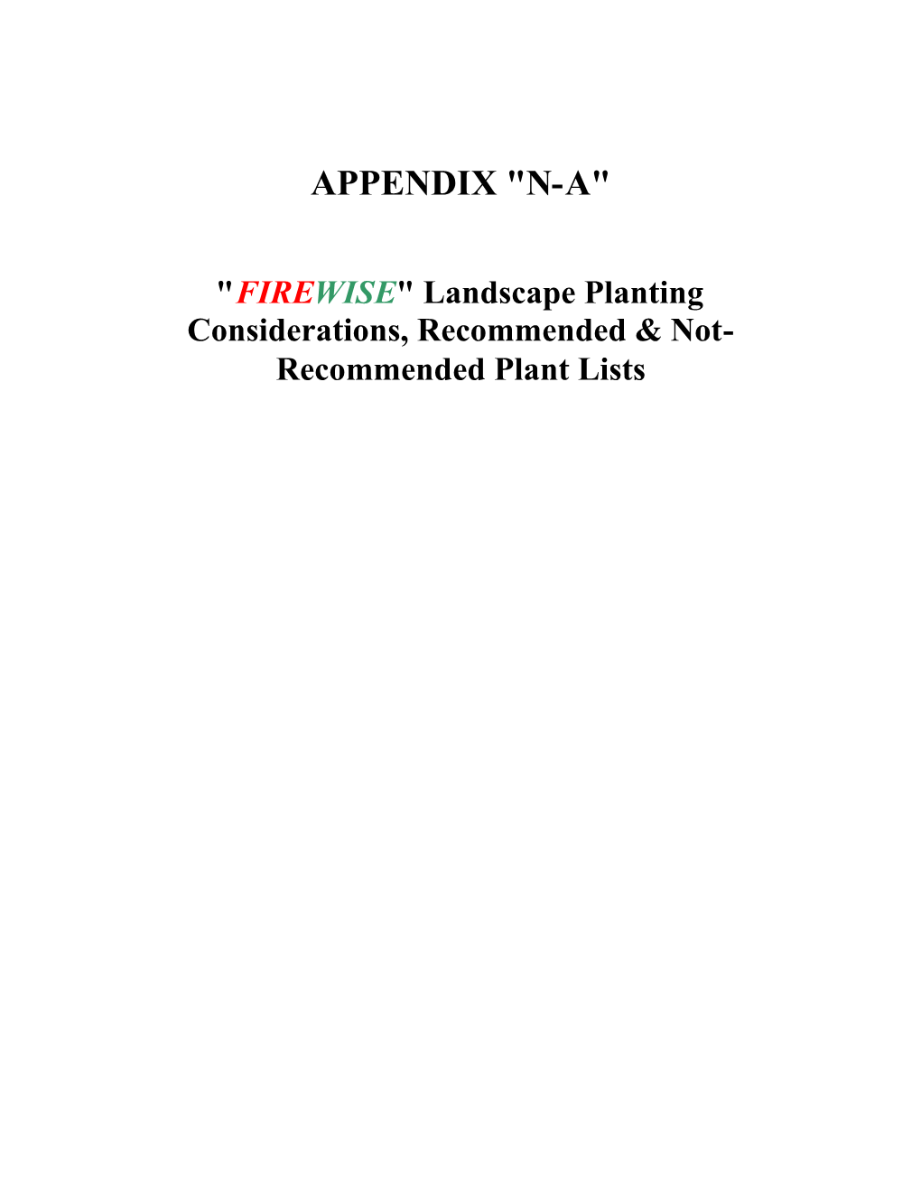 Appendix 