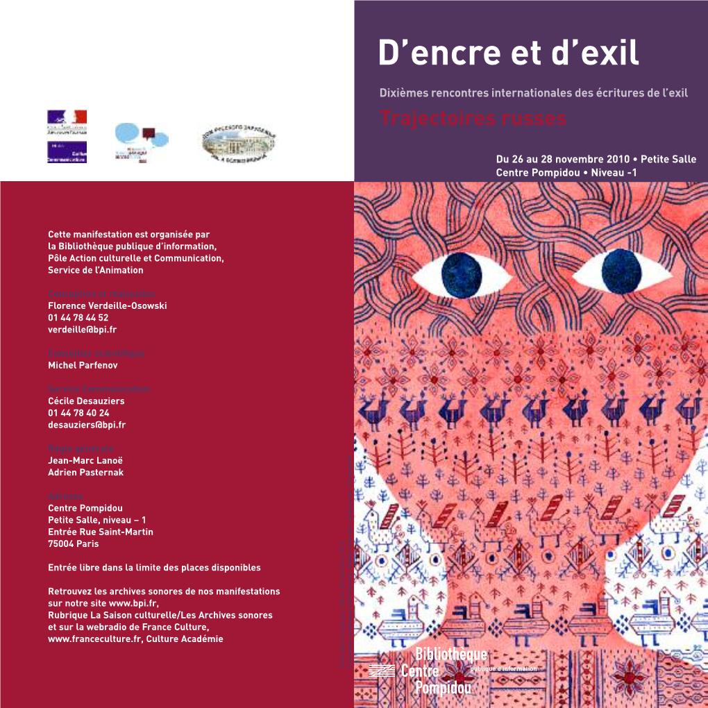 Encre Et Exil 3 Def Corrigé