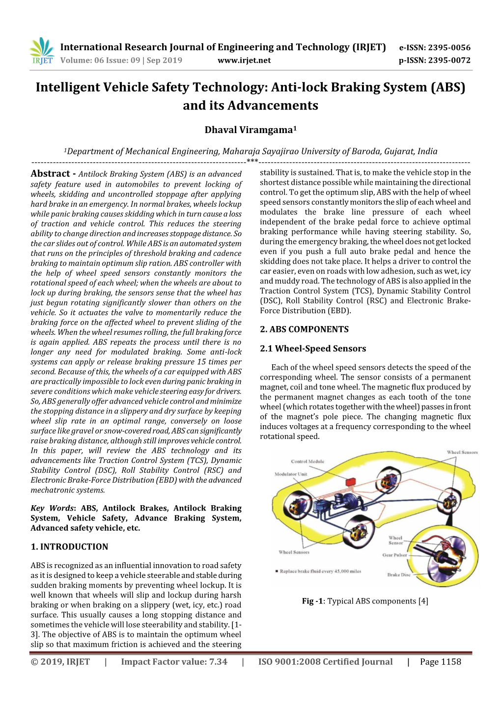 Anti-Lock Braking System (ABS) and Its Advancements